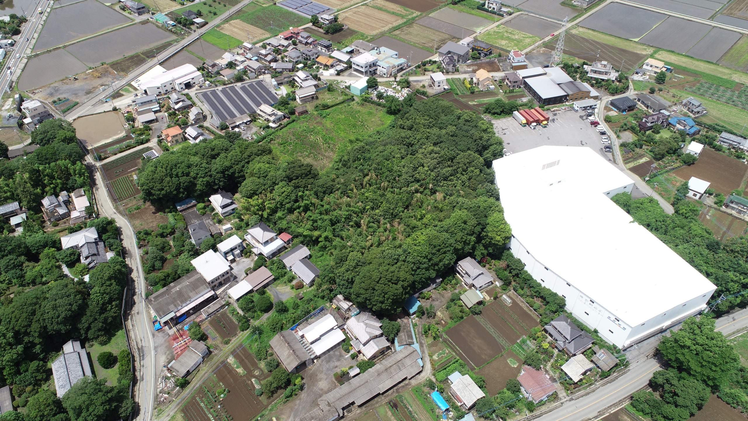 造成・設置前:群馬・邑楽町石打